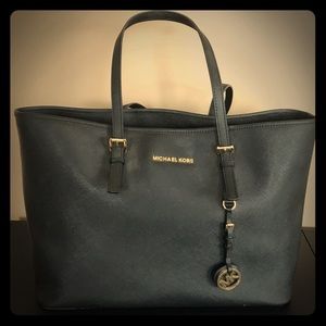 Michael Kors laptop purse bag Black